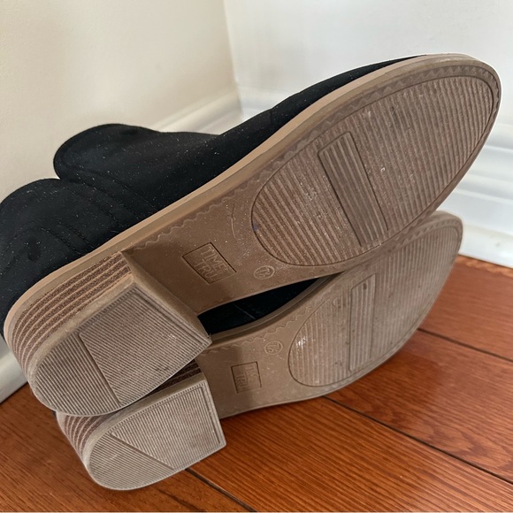 Black Suede Booties - Picture 4 of 5